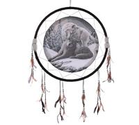 Puckator DCPB04B Lisa Parker Snow Kisses Wolf Dreamcatcher 60cm