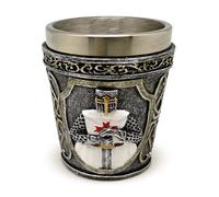 Puckator Decorative Medieval White Knight Shot Glass
