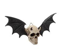 Puckator Decorative Wall Skull with Batwing Wings