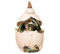 Puckator Dragon Egg LED Backflow Incense Burner - Home Zen Meditation Decor Accessories - Incense Waterfall Cone Burner - Spiritual Feng Shui Gothic Goth Relaxation Gifts Gift - Desk Ornaments