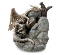 Puckator DRG524 Shadows of Darkness Sleeping Bones Dragon Skull Backflow Incense Burner