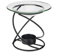 Puckator Eden Black Thin Metal Spiral Oil & Wax Melt Burner