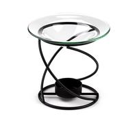 Puckator Eden Black Thin Metal Spiral Oil & Wax Melt Burner