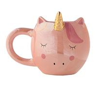 Puckator Enchanted Rainbows Unicorn Ceramic Shaped Tea Coffee Mug - Funny Home Accessories Cute Gifts for Girlfriend Large Mugs for Men Women Hot Drinks Cups Presents Secret Santa Gift Cup Set