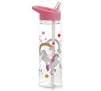Enchanted Rainbows Unicorn Reusable Water Bottle with Flip Straw