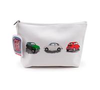 Puckator Fiat 500 Large PVC Toiletry Makeup Wash Bag - Make Up Bag - Travel Toiletries Bag - Wash Bag for Women and Men - Toiletry Bags - Travel Makeup Case - Cosmetic Bag - Wash Bag for Kids