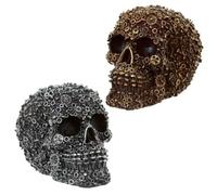 Puckator Nuts Bolts & Screws Skull Decoration - Home Decor - Mechanic Skull - Ornaments - Resin - Home Accessories - Living Room Accessories - Gothic Home Accessories - Skeleton - Goth Gifts For Men