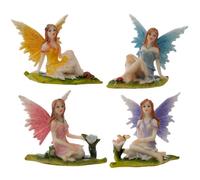 Puckator Flora & Fauna Meadow Flower Fairy Figurine - Home Living Room Decoration - Gifts For Men Women