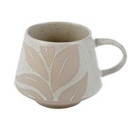 Puckator Florens Hesperantha Cream Glaze Relief Stoneware Tea Coffee Mug Funny Home Accessories Cute Gifts for Girlfriend Large Mugs for Men Women Hot Drinks Cups Presents Secret Santa Gift Cup Set