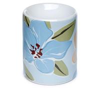 Puckator Florens Rhododendron Printed Oil Burner -Ceramic -Living Room Accessories - Wax Liquidizer - Oil Burners For Essential Oils - Wax Burners - Scents Melter - Wax Melt Holder - Room Fragrance