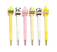 Puckator Foodiemals Cute Hamburger Everlasting Pencil - Cool Cute Infinity Ifinite Inkless Unlimited Pencil Pen For Kids School Drawing journaling - Back To School Supplies Pens Pencils Gifts