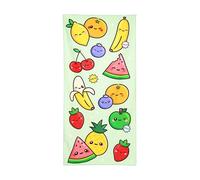Puckator Foodiemals Watermelon & Summer Fruits Microfibre Beach Towel - Large Quick Drying Lightweight Thin Funny Mens Girls Beach Pool Holiday Towel Towels For Adults Vacation Accessories Essentials