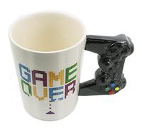 Puckator Game Over Game Controller Shaped Handle Mug Quality Dolomite Ceramic The Ultime Gamers Coffee Mug Boxed