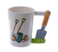 Puckator Garden Trowel Ceramic Shaped Handle Tea Coffee Mug - Funny Home Accessories - Cute Gifts for Girlfriend - Large Mugs for Men Women Hot Drinks - Cute Cups Presents - Secret Santa Gift Cup Set