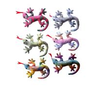 Puckator Gecko Small Sand Animal - Sea Safari Woodland Zoo Jungle Wild Animal Animals Figures - Home Office Paperweight Decor Ornaments - Paper Weights Gifts For Desks - Prizes For Kids Students