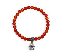 Puckator Gemstone Round Beads Beaded Bracelet with Lucky Charm MIN59 | Acotis