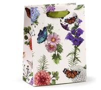 Puckator Gift Bag - Butterflies - Meadows - Medium 23 cm