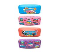 Puckator Glasses/Sunglasses Case Volkswagen VW T1 Camper Bus Retro - Pouch Bag - Soft Sun Glasses Case for Women - Hard Glasses Case for Men - Googles Case - Glasses Case for Men -Sunglass Cases EDC