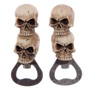 Puckator Gruesome Skull Bottle Opener, Mixed, Height 9.5cm Width 3.5cm Depth 4cm