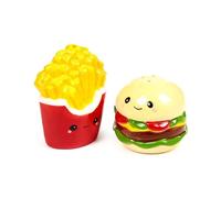 Puckator Hammy The Burger & Fries Foodiemals Ceramic Salt & Pepper Set