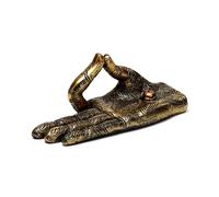 Puckator Henna Buddha Hand Ashcatcher Incense Stick Burner - Zen Meditation Gifts - Incense Holders For Cones - Spiritual Gifts - Incense Burner - Gifts For Men And Women Buddhist Ashcatcher - Resin