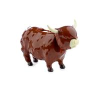 Puckator Highland Coo Cow Solar Pal - Home Office Table Desk Dashboard Car Decor Decoration - Gift Ideas - Gifts For Teenage Old Boy Girl Dad Mums - Powered KIds Toys Toy Figure Figures