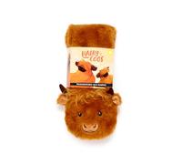 Puckator Highland Coo Microwavable Plush Neck Warmer Lavender Heat Pack - Heating Pads Hot Heat and Ice Cold Cool Pack Packs Bag for Sport Injuries Knee Back Pain Bed Warmer Wellness Health Products