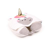 Puckator Hoodeazzz Adoracorns Astra the Unicorn Plush Memory Foam Travel Pillow - Polyester