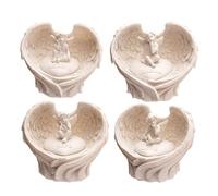 Puckator Hope Dream Love Believe LED Angel Wings Cherub Stone - Romantic Modern Love Wedding Gift Gifts for Girlfriend - Fairy Grave Ornaments Figurine - Valentines Day Gifts for Her Him - Home Decor