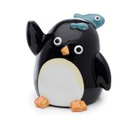 Puckator Huddle Penguin Upside Down Ceramic Shaped Tea Coffee Mug - Funny Home Accessories - Cute Gifts for Girlfriend - Large Mugs for Men Women Hot Drinks - Cups Presents Secret Santa Gift Cup Set