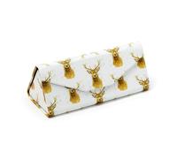 Puckator Jan Pashley Highland Coo Foldable Glasses Case - Pouch Bag - Soft Sun Glasses Case for Women - Hard Glasses Case for Men - Googles Case - Glasses Case for Men -Sunglass Cases - EDC