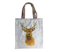 Puckator Jan Pashley Stag Reusable Tote Bag - Canvas Tote Bag - Cotton Tote Bags - Eco Gifts for Women and Men - Cloth Shopping Bag - Fabric Bag - Foldable Bags for Shopping - Handbag