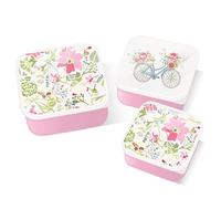 Puckator Julie Dodsworth Pink Botanical Set of 3 Lunch Box