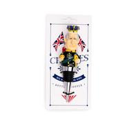 Puckator King Charles III Bottle Stopper - Wine Bottle Stopper Stoppers for Prosecco and Wine - Glass Bottle Topper - Funny Wine Gifts for Wine Lover - Red Wine Accessories