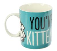 Puckator Kitten Slogan Simon's Cat Porcelain Tea Coffee Mug - Funny Home Accessories - Cute Gifts for Girlfriend - Large Mugs for Men Women Hot Drinks - Cute Cups Presents - Secret Santa Gift Cup Set