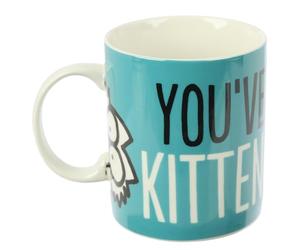 Puckator Kitten Slogan Simon's Cat Porcelain Tea Coffee Mug - Funny Home Accessories - Cute Gifts for Girlfriend - Large Mugs for Men Women Hot Drinks - Cute Cups Presents - Secret Santa Gift Cup Set