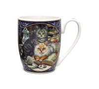 Puckator Lisa Parker Brewed Prophecies Cat Porcelain Mug - Funny Home Accessories - Cute Gifts for Girlfriend - Large Mugs for Men Women Hot Drinks - Cute Cups Presents - Secret Santa Gift - Cup Set