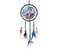 Puckator Lisa Parker Fairy Stories Wolf & Fairy Dreamcatcher 16cm DCPB06X | Aco - Polyester / Plastic