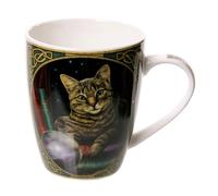 Puckator Lisa Parker Fortune Teller Cat Porcelain Mug - Funny Home Accessories - Cute Gifts for Girlfriend - Large Mugs for Men Women Hot Drinks - Cute Cups Presents - Secret Santa Gift - Cup Set