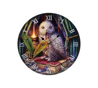 Puckator Lisa Parker Guardian of Spells Owl Picture Clock - Wall Clock Clocks - Mens Cute Cool Preppy Home Gaming Room Bedroom Office Decor Decoration - Asthetic Accessories Stuff Men Things