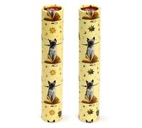 Puckator Lisa Parker Hocus Pocus Cat Large Pencil Pot with 12 Colouring Pencils - Cute Stationary - Coloured Pencils - School Stationary - Colouring Pencil Roll - Color pencils - for Adults