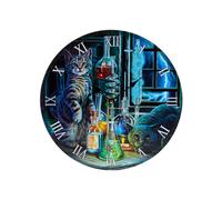 Puckator Lisa Parker Jekyll and Hyde Cats Picture Clock CLCK39 | Acotis - Wood