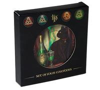 Puckator Lisa Parker Magic Cats Set of 4 Cork Coasters