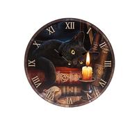 Puckator Lisa Parker Witching Hour Cats Picture Clock - Wall Clock Clocks - Mens Cute Cool Preppy Home Gaming Room Bedroom Office Decor Decoration - Asthetic Accessories Stuff Men Things