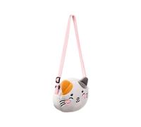 Puckator Lola The Cat Adoramals Crossbody Plush Shoulder Bag - Ladies Women's Womens Slim Purses Wallets Wallet for Women - Coin Pouch Purse Men - Card Holder with Zip Small Cash Wallet Bag Bags UK