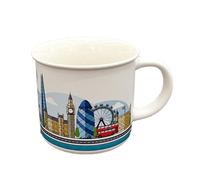 Puckator London Icons Fine-Rimmed Porcelain Mug - Funny Home Accessories - Cute Gifts for Girlfriend - Large Mugs for Men Women Hot Drinks - Cute Cups Presents - Secret Santa Gift - Cup Set