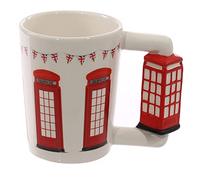 Puckator Tea & Coffee Mug London Red Telephone Box Ceramic Shaped Handle Large Gift