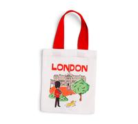 Puckator London Souvenir Big Ben & Buckingham Palace Reusable Small Tote Bag - Canvas Cloth Shopping Fabric Cotton Tote Bag Bags - Eco Gifts for Women and Men - Foldable Bags for Shopping - Handbag