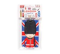Puckator London Souvenir Union Jack Guardsman PVC Luggage Tag LUT03 | Acotis - PVC