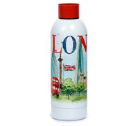 Puckator London Tour Hot & Cold Drinks Bottle 530ml BOT194 | Acotis - Stainless Steel / Silicone / Plastic